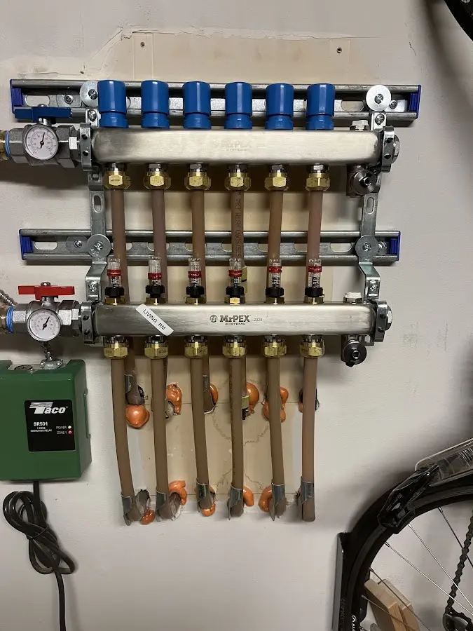 Plumber performing Leak Detection at a residential property in Morongo Valley